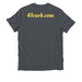 0sounz, a Terrain Grey Allmade Organic Cotton Unisex Tee (back-view)