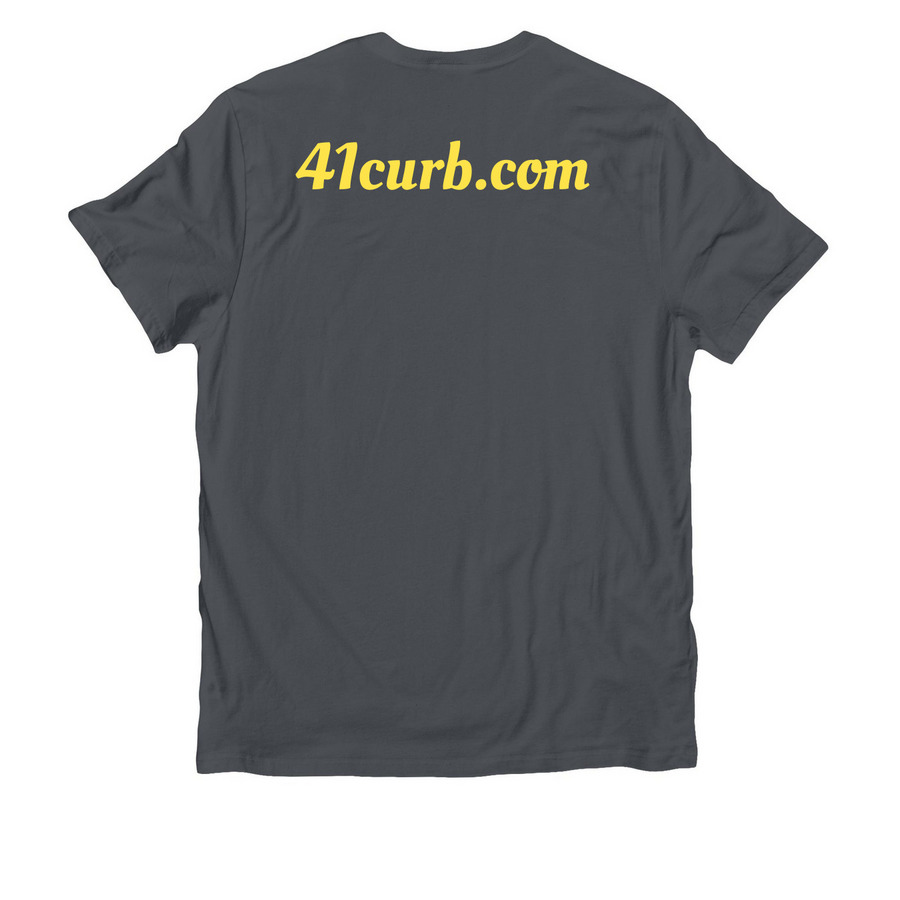0sounz, a Terrain Grey Allmade Organic Cotton Unisex Tee (back-view)