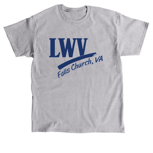 LWV Falls Church Shirts - Grey & Navy, a Sport Grey Classic Unisex Tee