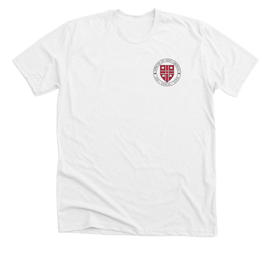 EDS Corner Seal Shirts & Sweatshirts, a Solid White Blend Premium Unisex Tee