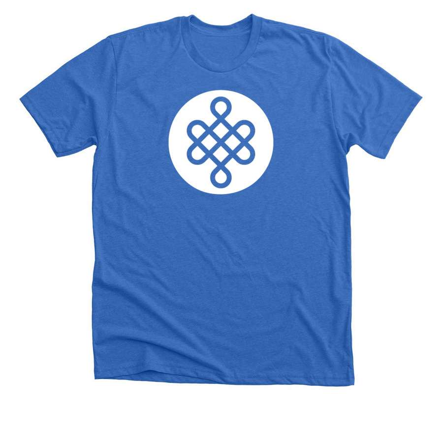PathWays Official Icon, a Heather True Royal Premium Unisex Tee