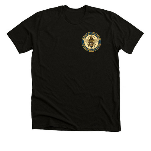 Bee Pimpin Ain't Easy, a Solid Black Blend Premium Unisex Tee
