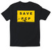 Save PCP Sign Tee, a Black Softstyle Cotton Tee