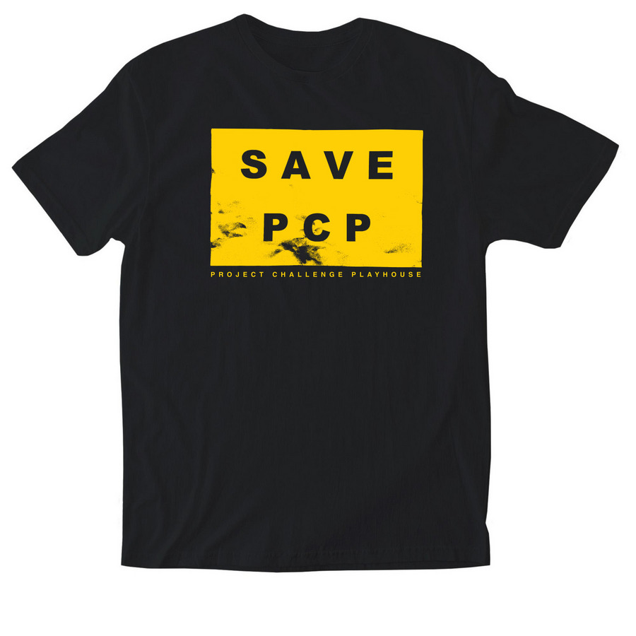 Save PCP Sign Tee, a Black Softstyle Cotton Tee