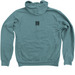 Giving Tuesday, a Heather Deep Teal Zip Up Hoodie (back-view)