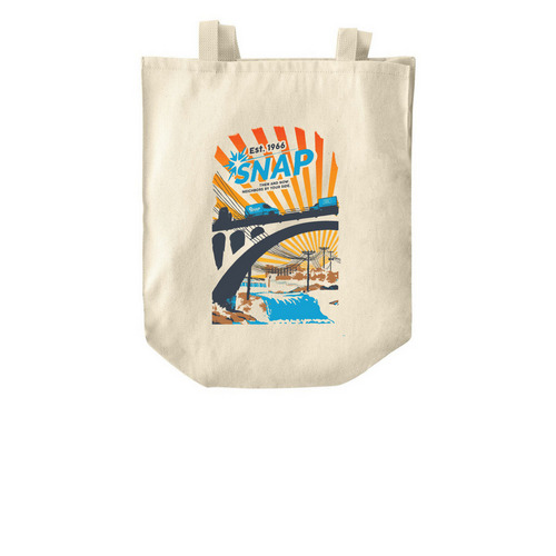 Tote Bag, a Natural Over-the-Shoulder Shopping Tote Bag