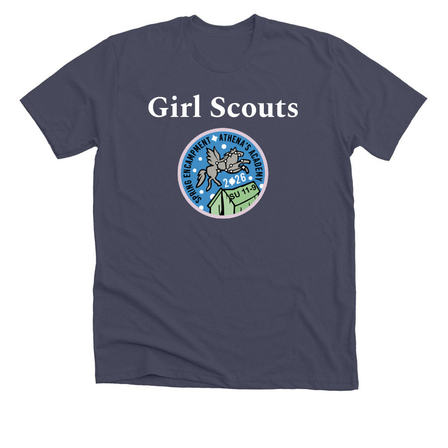 SU 11-9 Spring Encampment 2026, a Heather Midnight Navy Premium Unisex Tee