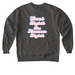 Trans Rights Are Human Rights, a Pepper Comfort Colors Crewneck Sweatshirt