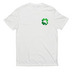 Lucky Clover Vaulting, a Bright White Allmade Eco Triblend Unisex Tee