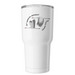 CRANE COUNT TUMBLER, a White Insulated Tumbler