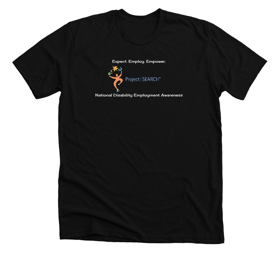 Project SEARCH T-Shirt Fundraiser, a Solid Black Blend Premium Unisex Tee