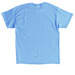 Disability Rights Are Human Rights, a Carolina Blue Classic Unisex Tee (back-view)