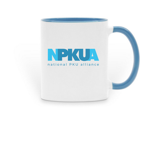 NPKUA Mug, a Light Blue Two-Tone Ceramic Mug