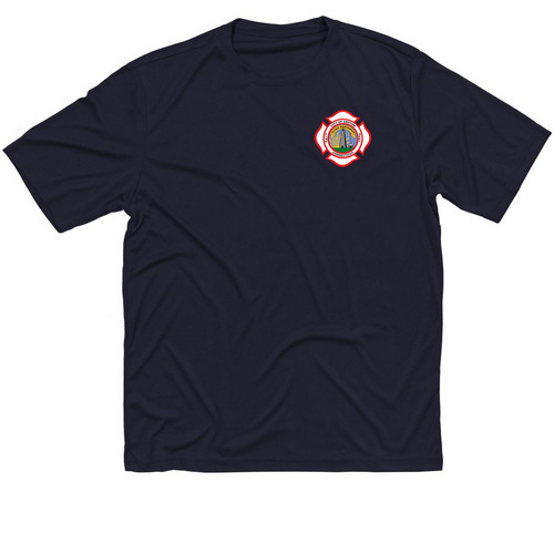 GCFD Workout Shirt, a True Navy Classic Performance Tee