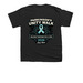 Stu's Krew Parkinson's Unity Walk 2026 TShirt, a Black Youth Unisex Tee (back-view)