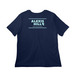 #DebateAlexis, a Navy Women?s Relaxed Cotton Tee (back-view)