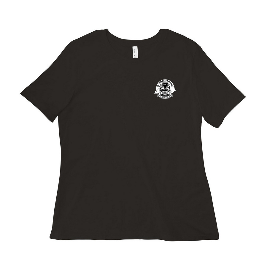 Women's Tees, a Black Women?s Relaxed Cotton Tee