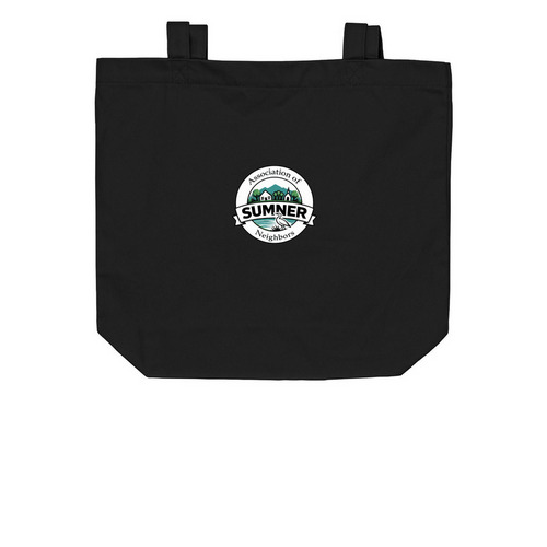 SAN Tote!, a Black Organic Cotton Tote Bag
