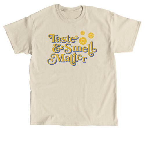Taste & Smell Matter Tee, a Sand Classic Unisex Tee