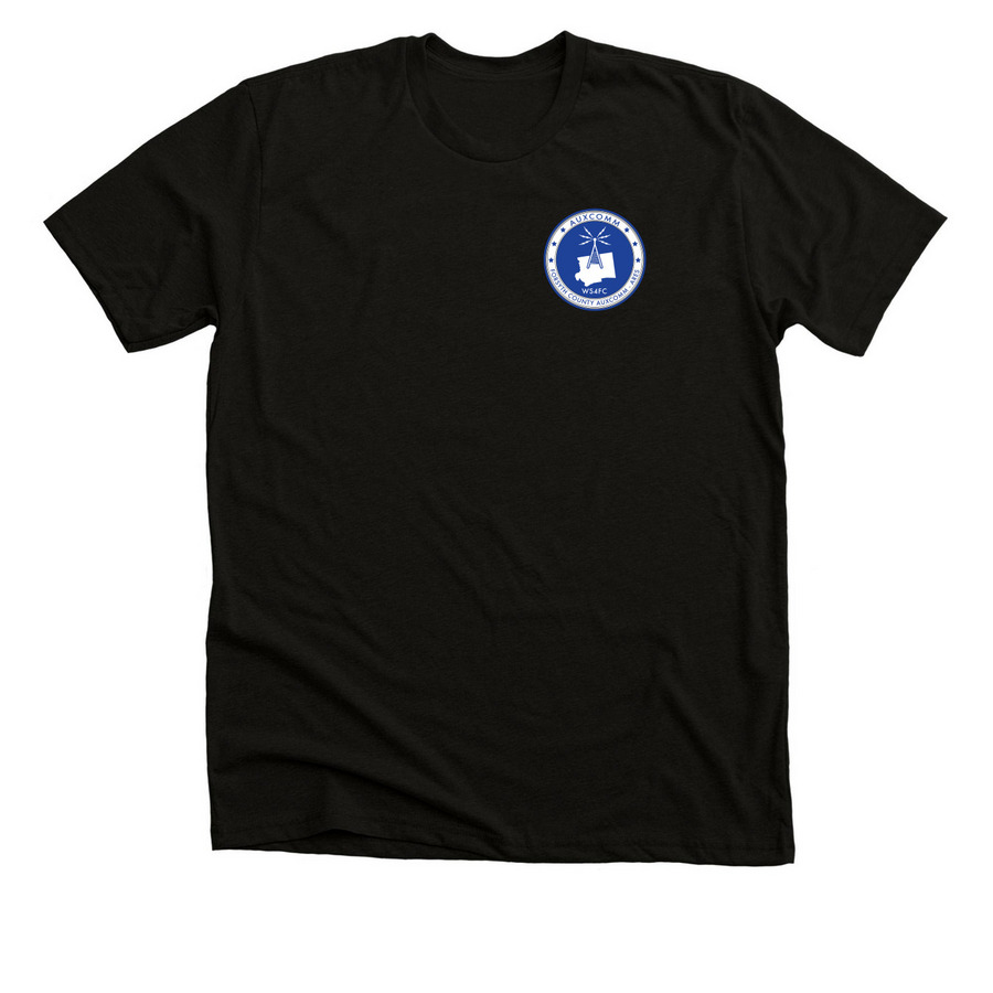 Forsyth County AuxComm-ARES, a Black Heather Premium Unisex Tee