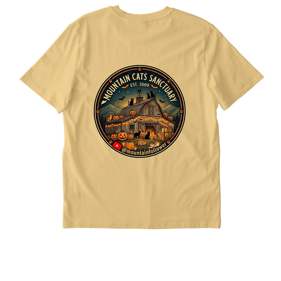 Halloween Back Print, a Nispero Stanley/Stella Unisex Creator 2.0 Tee (back-view)