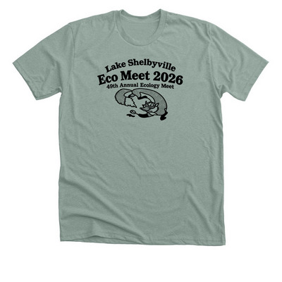 2026 Eco Meet Shirts, a Heather Sage Premium Unisex Tee