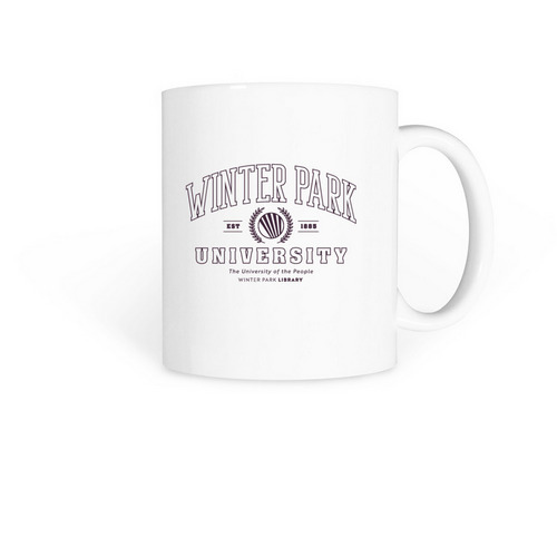 Winter Park University Mug, a White Coffee Mug