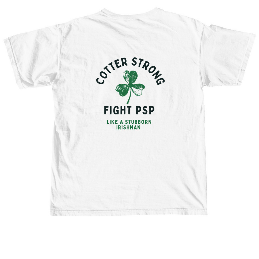 Basic Tee, a White Comfort Colors Unisex Tee (back-view)