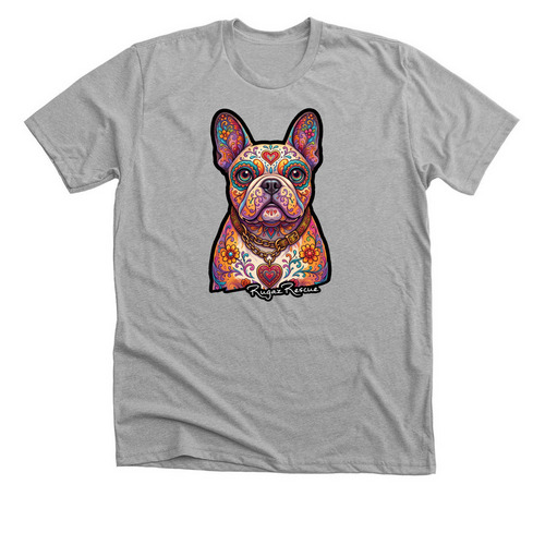 "Graham" Shirt Fundraiser - Rugaz Rescue&nbsp;, a Athletic Heather Premium Unisex Tee