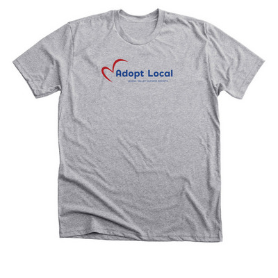 Adopt Local, a Athletic Heather Premium Unisex Tee