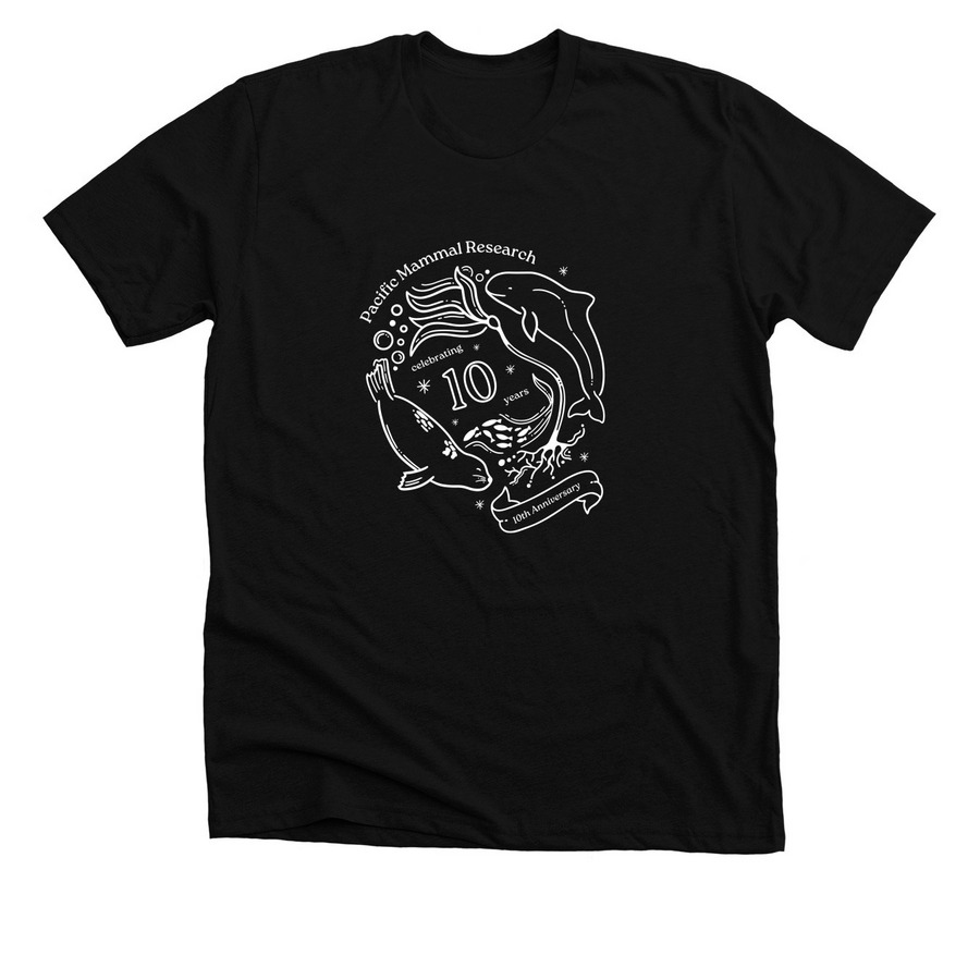 10 year anniversary friends of the harbor, a Solid Black Blend Premium Unisex Tee