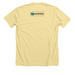 One Watershed, a Heather French Vanilla Premium Unisex Tee (back-view)