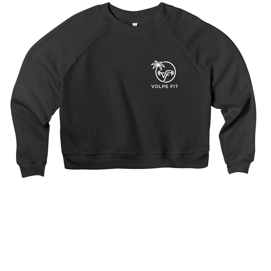 Exercise is Medicine - Women's Cropped Hoodie, a Black Women's Premium Cropped Raglan Sweatshirt
