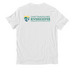 Out on the Hooch, a Bright White Allmade Organic Cotton Unisex Tee (back-view)