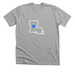 Louisiana Blue Dots, a Athletic Heather Premium Unisex Tee