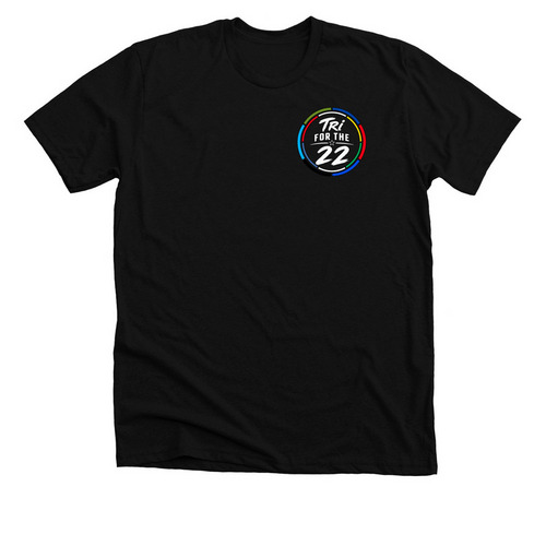 Tri For the 22 | VAU, a Solid Black Blend Premium Unisex Tee