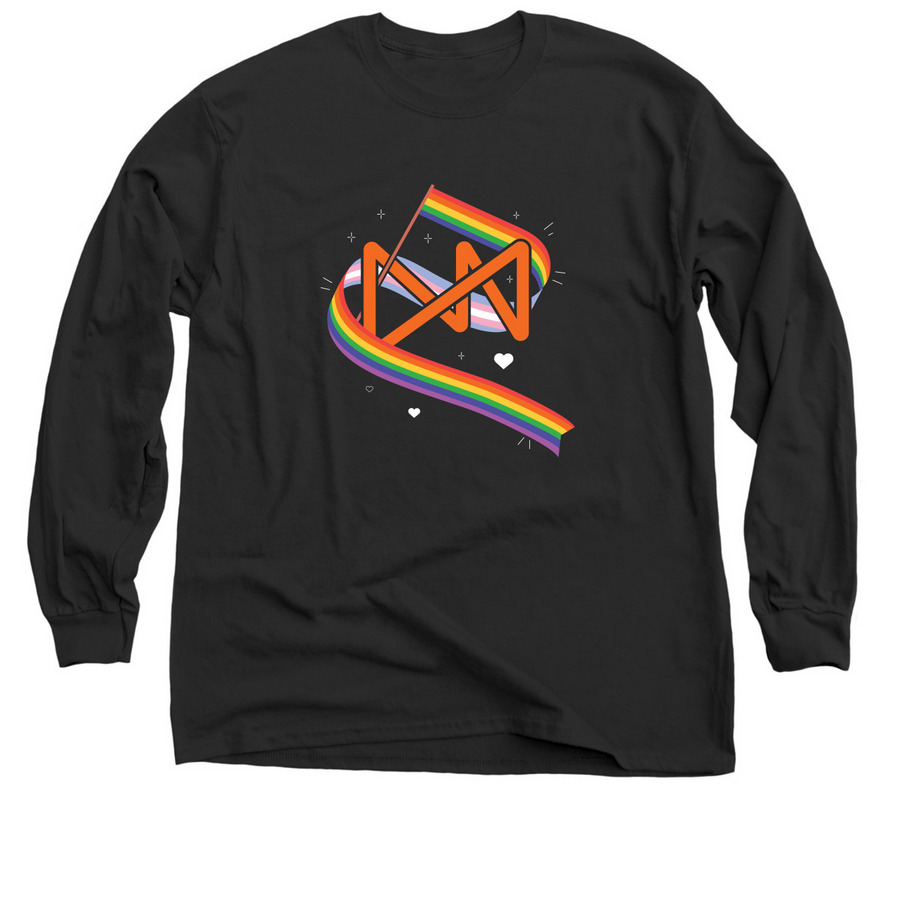 Vertafore Pride 2025 Design, a Black Classic Long Sleeve Tee