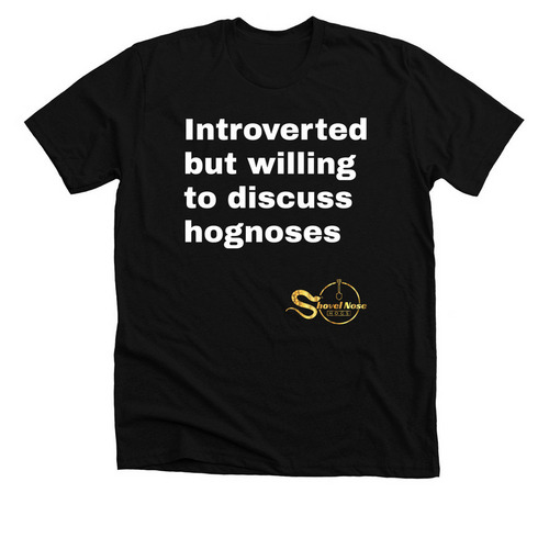 Introverted T-shirt, a Solid Black Blend Premium Unisex Tee