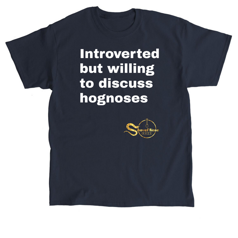 Introverted T-shirt, a Navy Classic Unisex Tee