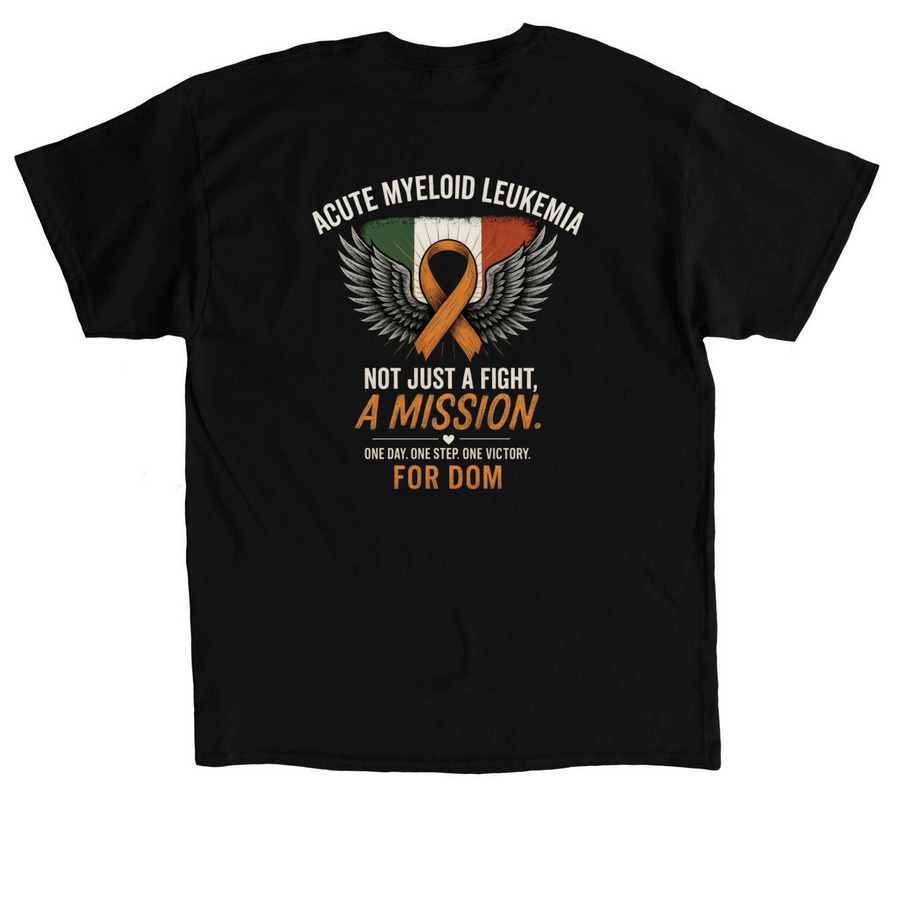 Messina?s AML Swag, a Black Classic Unisex Tee (back-view)