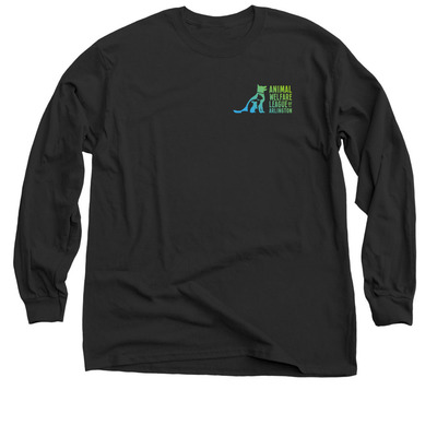 AWLA Logo, a Black Classic Long Sleeve Tee