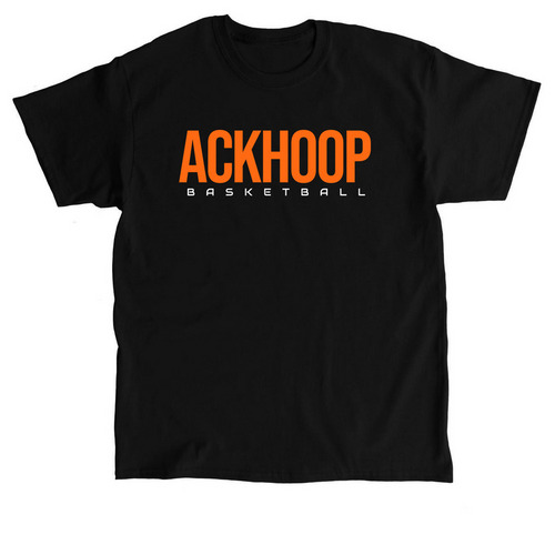 ACKHOOP Basketball | Small Island, Big Game.&nbsp;, a Black Classic Unisex Tee