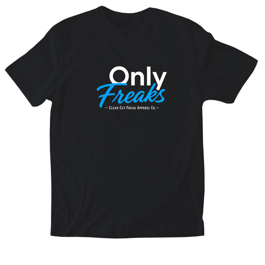 Only Freaks, a Black Softstyle Cotton Tee