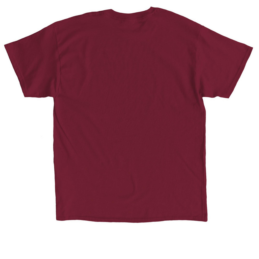 50th Anniversary Shirt, a Cardinal Red Classic Unisex Tee (back-view)