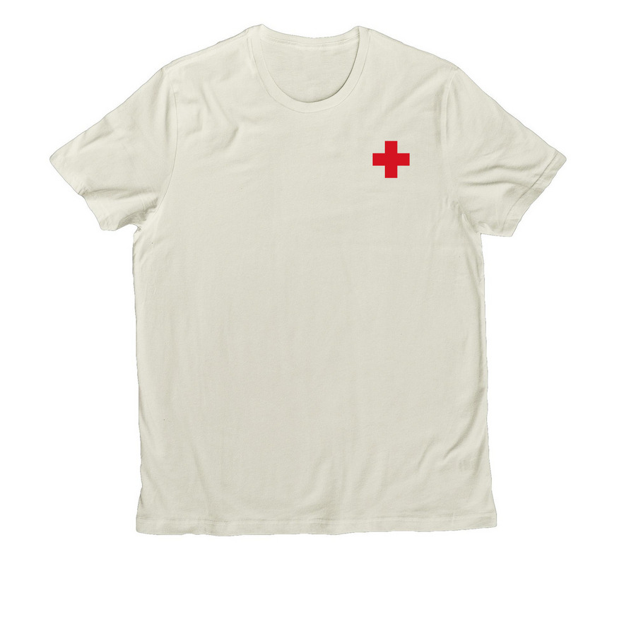 Salud M?s All? Signature Tee, a White Sand Allmade Organic Cotton Unisex Tee
