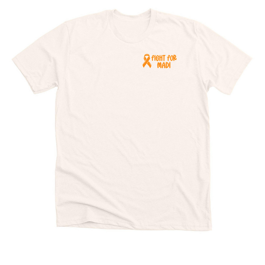 Madi Strong, a Heather Natural Premium Unisex Tee