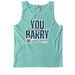 You Belong in Barry, a Chalky Mint Comfort Colors Tank Top