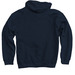 TZEMS Hooded Sweatshirt, a Navy Pullover Hoodie (back-view)