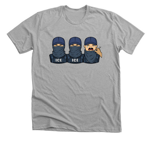 Ice, Ice, Baby, a Athletic Heather Premium Unisex Tee