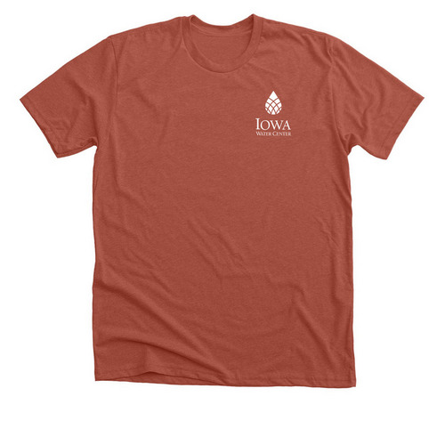 IA Water Center SWCS Collab, a Heather Clay Premium Unisex Tee